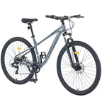 Okak 29IN Mountain Bike with 8 Speed System, Dirt Bike with Steel Frame and Front Suspension, Adult Bike for Men, Women, Boys and Girls