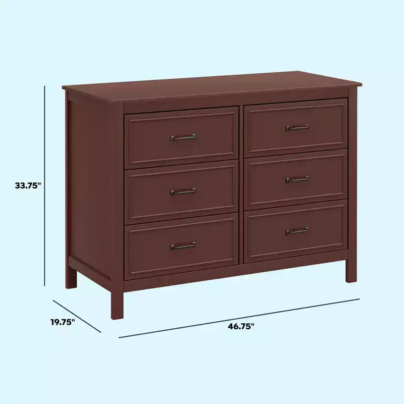 Commode double à 6 tiroirs Charlie daVinci