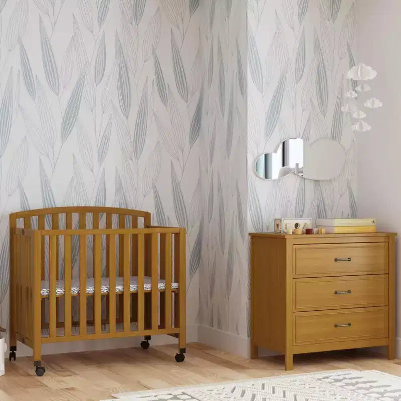 Mini-lit et lit jumeau portables pliables 3-en-1 daVinci Dylan