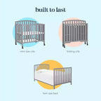 Mini-lit et lit jumeau portables pliables 3-en-1 daVinci Dylan