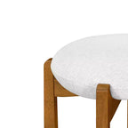 Tabourets de bar rembourrés modernes en bois d'hévéa Buchanan de Christopher Knight Home (Lot de 4)