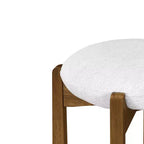 Tabourets de bar rembourrés modernes en bois d'hévéa Buchanan de Christopher Knight Home (Lot de 4)