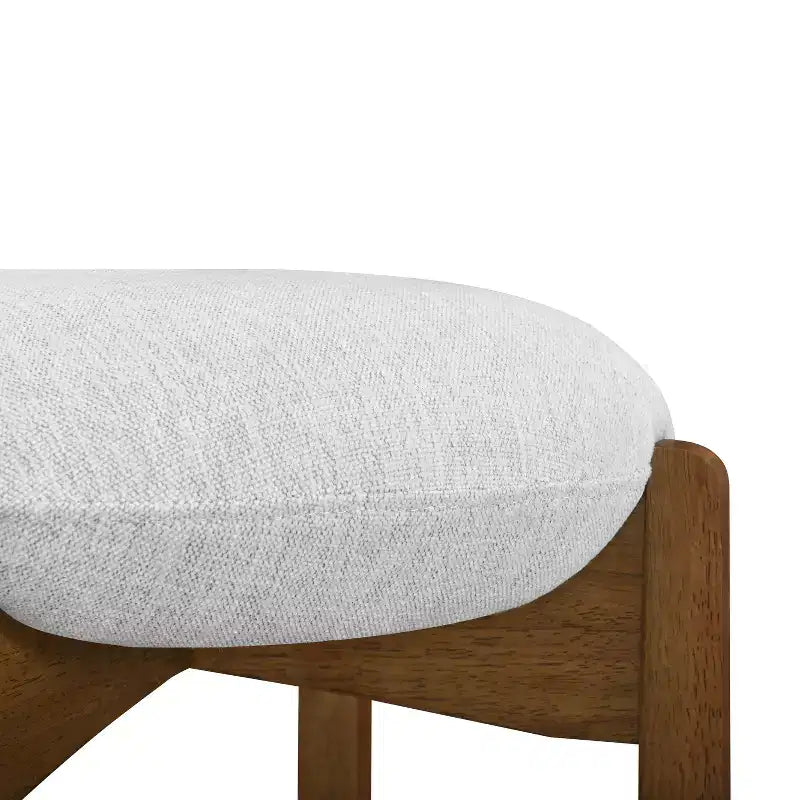 Tabourets de bar rembourrés modernes en bois d'hévéa Buchanan de Christopher Knight Home (Lot de 4)