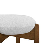 Tabourets de bar rembourrés modernes en bois d'hévéa Buchanan de Christopher Knight Home (Lot de 4)