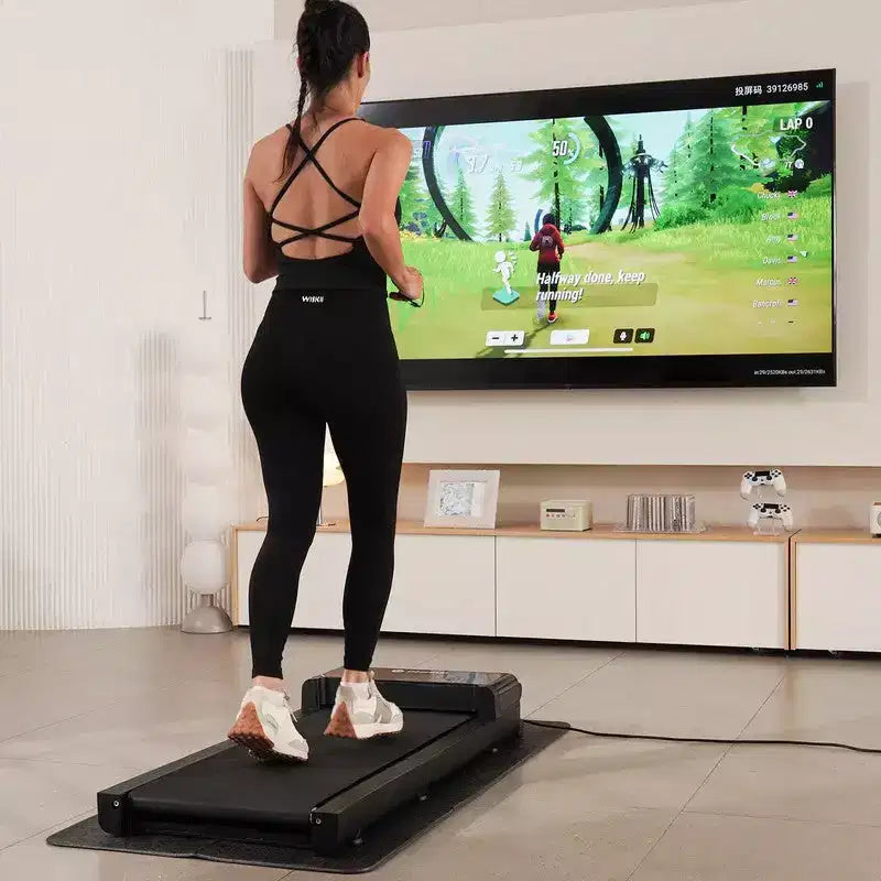Tapis de course pliable DeerRun Z20 40*95 cm, ceinture de course compacte avec écran LED