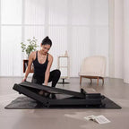 Tapis de course pliable DeerRun Z20 40*95 cm, ceinture de course compacte avec écran LED