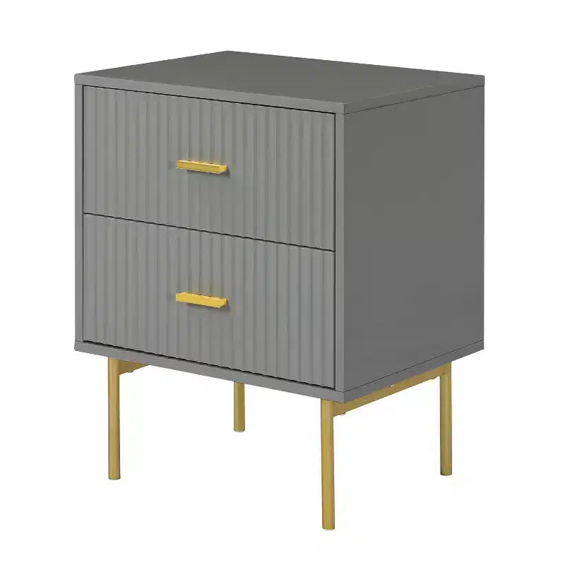 Table d'appoint 2 tiroirs Ceandro Contemporary Classic|ARTFUL LIVING DESIGN-WHITE