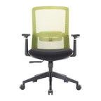 HomeStock Chaise de bureau en similicuir PU noir, réglable en hauteur de 45,28 po, avec roulettes