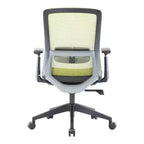 HomeStock Chaise de bureau en similicuir PU noir, réglable en hauteur de 45,28 po, avec roulettes