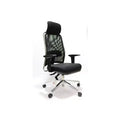 HomeStock 52.75 in.H Adjustable Height Gray Faux Leather Seat Material with Adjustable Tilt Office Chairs