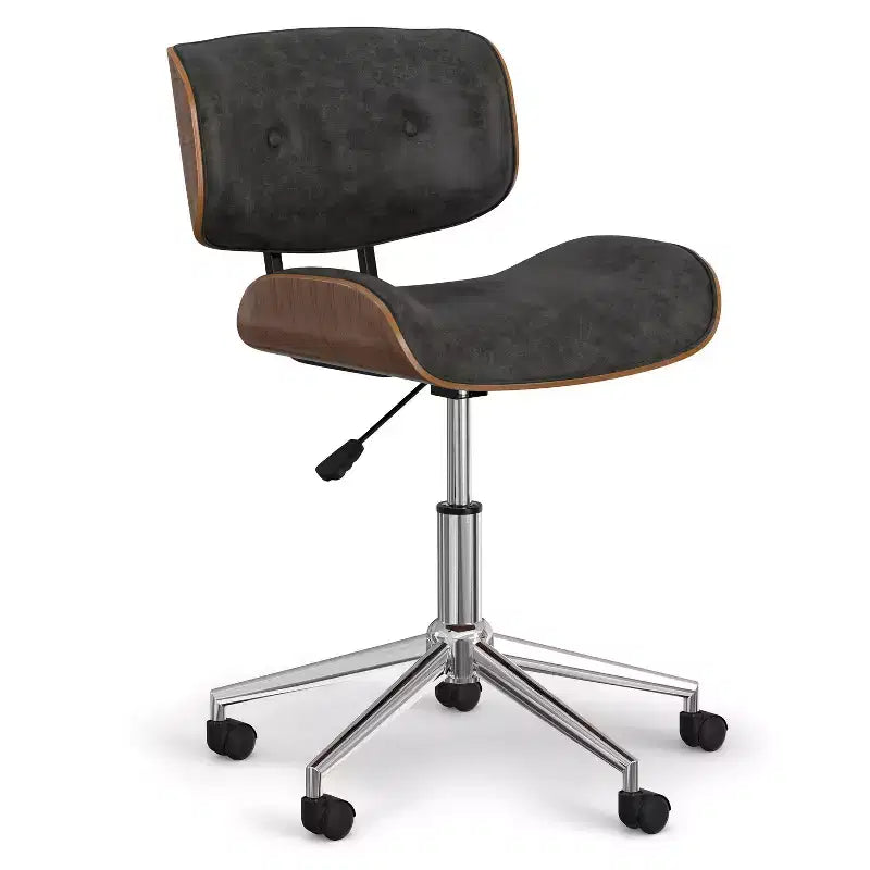 HomeStock 43 in.H Adjustable Height White Foam Seat Material with Swivels Ergonomic Office Chairs