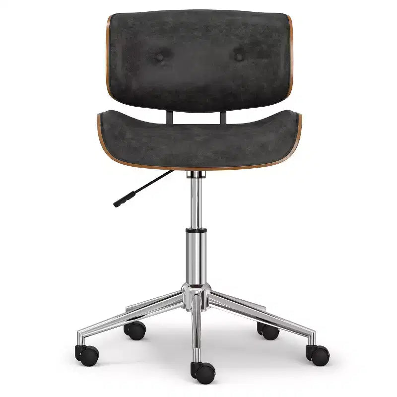 HomeStock 43 in.H Adjustable Height White Foam Seat Material with Swivels Ergonomic Office Chairs