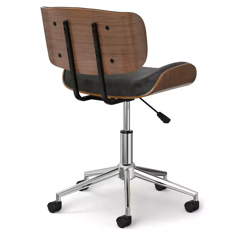 HomeStock 43 in.H Adjustable Height White Foam Seat Material with Swivels Ergonomic Office Chairs