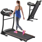 Tapis de Course Pliant pour la Maison avec Inclinaison et Capteur de Fréquence Cardiaque, Moteur Silencieux de 2,5 CV, Recharge USB, Machine de Course/Marche Portable, Capacité de 136 kg