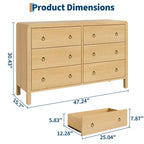 Commode de Chambre, Commode à Tiroirs, Organisateur de Rangement pour Chambre à Coucher, Salon, Couloir et Bureau