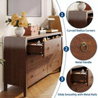 Commode de Chambre, Commode à Tiroirs, Organisateur de Rangement pour Chambre à Coucher, Salon, Couloir et Bureau