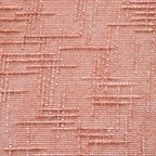 Canapé d'angle en chenille rose avec accoudoirs incurvés, 4 oreillers – Doux comme un nuage et astucieux
