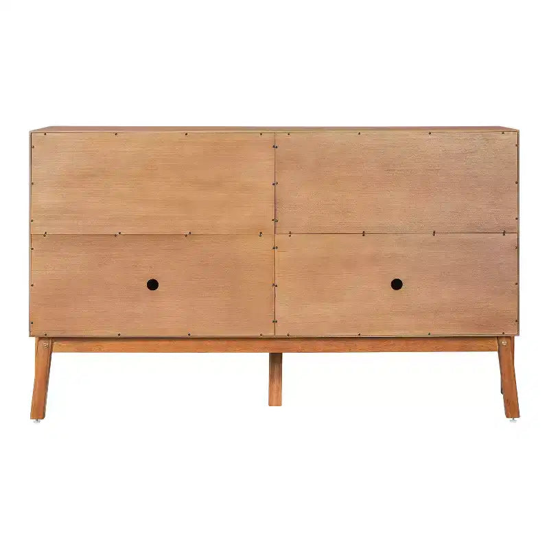 Christopher Knight Home Burns Vintage Sideboard Buffet Cabinet with 4-Door Storage Cabinet and Metal Handles