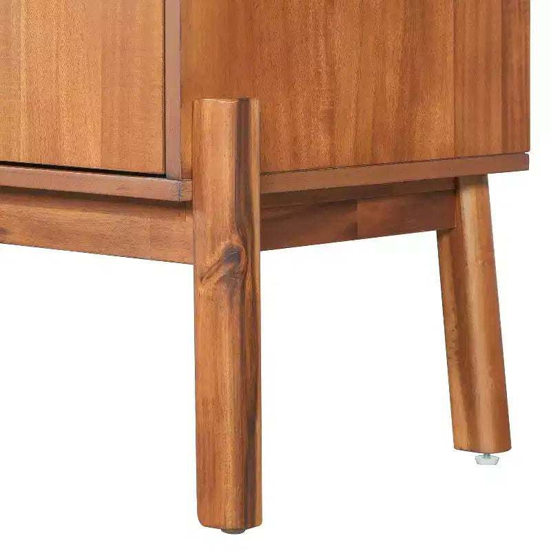 Christopher Knight Home Burns Vintage Sideboard Buffet Cabinet with 4-Door Storage Cabinet and Metal Handles