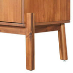 Christopher Knight Home Burns Vintage Sideboard Buffet Cabinet with 4-Door Storage Cabinet and Metal Handles