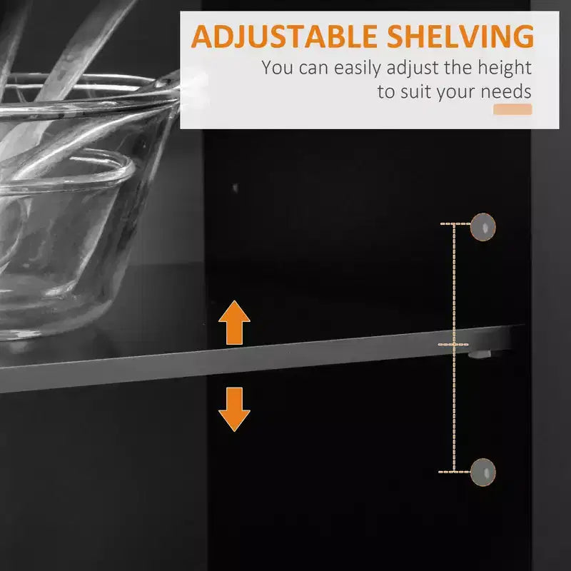 Okak Modern Kitchen Island on Wheels, Rolling Kitchen Island with Rubberwood Top and Drawers, Kitchen Cart for Kitchen, Dining Room