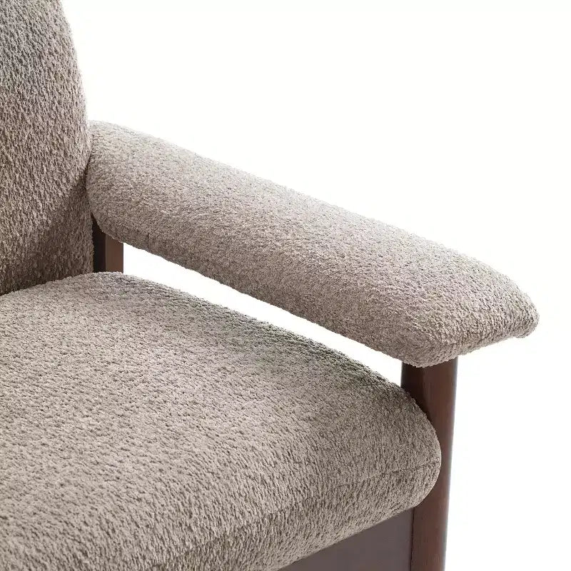 Christopher Knight Home Basile Canapé moderne 2 places 72,8 po avec coussins d'accoudoir et pieds en bois d'hévéa