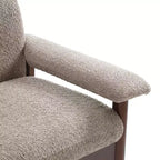 Christopher Knight Home Basile Canapé moderne 2 places 72,8 po avec coussins d'accoudoir et pieds en bois d'hévéa