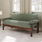 Christopher Knight Home Basile Canapé moderne 2 places 72,8 po avec coussins d'accoudoir et pieds en bois d'hévéa