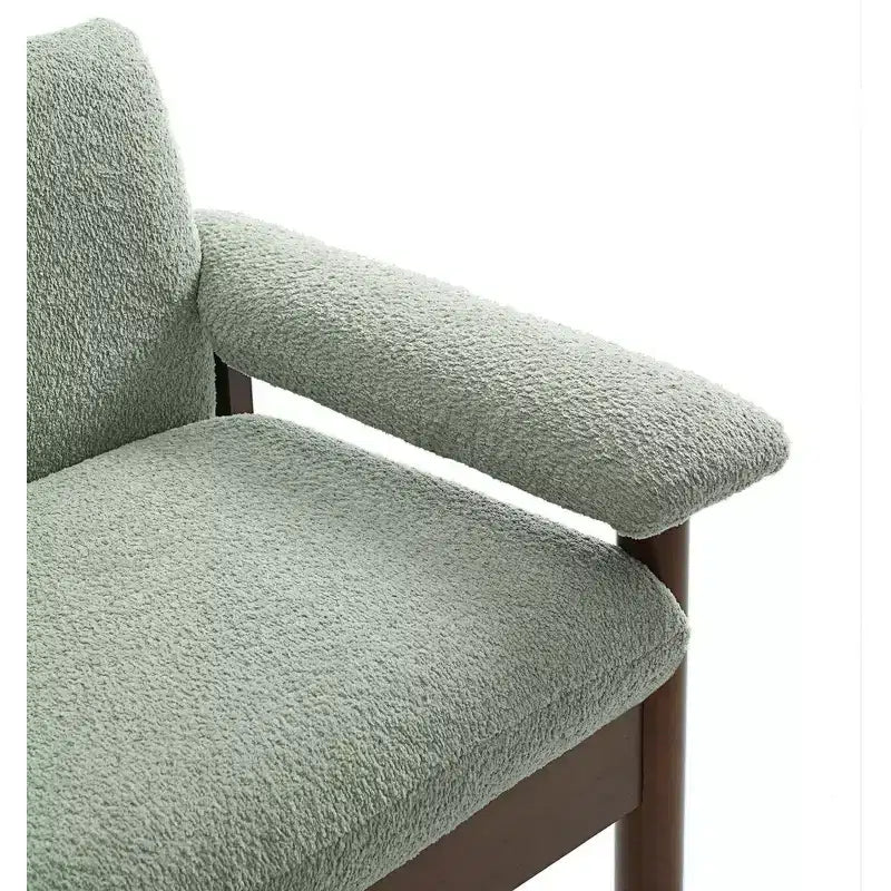 Christopher Knight Home Basile Canapé moderne 2 places 72,8 po avec coussins d'accoudoir et pieds en bois d'hévéa