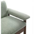Christopher Knight Home Basile Canapé moderne 2 places 72,8 po avec coussins d'accoudoir et pieds en bois d'hévéa