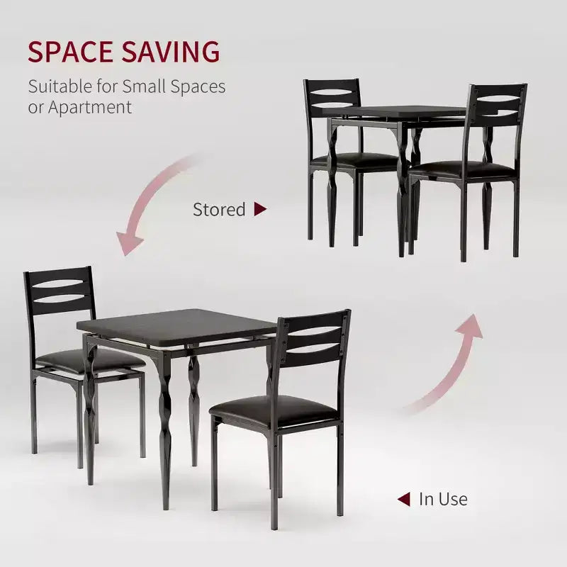 Ensemble de salle à manger pour 2, pieds de table en spirale, assise ergonomique confortable, ensemble table de bar, pour petits espaces, cuisine, appartement