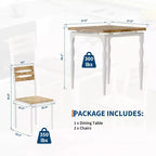 Ensemble de salle à manger pour 2, pieds de table en spirale, assise ergonomique confortable, ensemble table de bar, pour petits espaces, cuisine, appartement