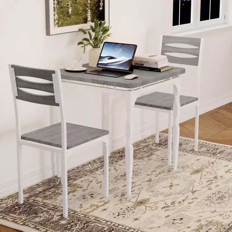 Ensemble de salle à manger pour 2, pieds de table en spirale, assise ergonomique confortable, ensemble table de bar, pour petits espaces, cuisine, appartement
