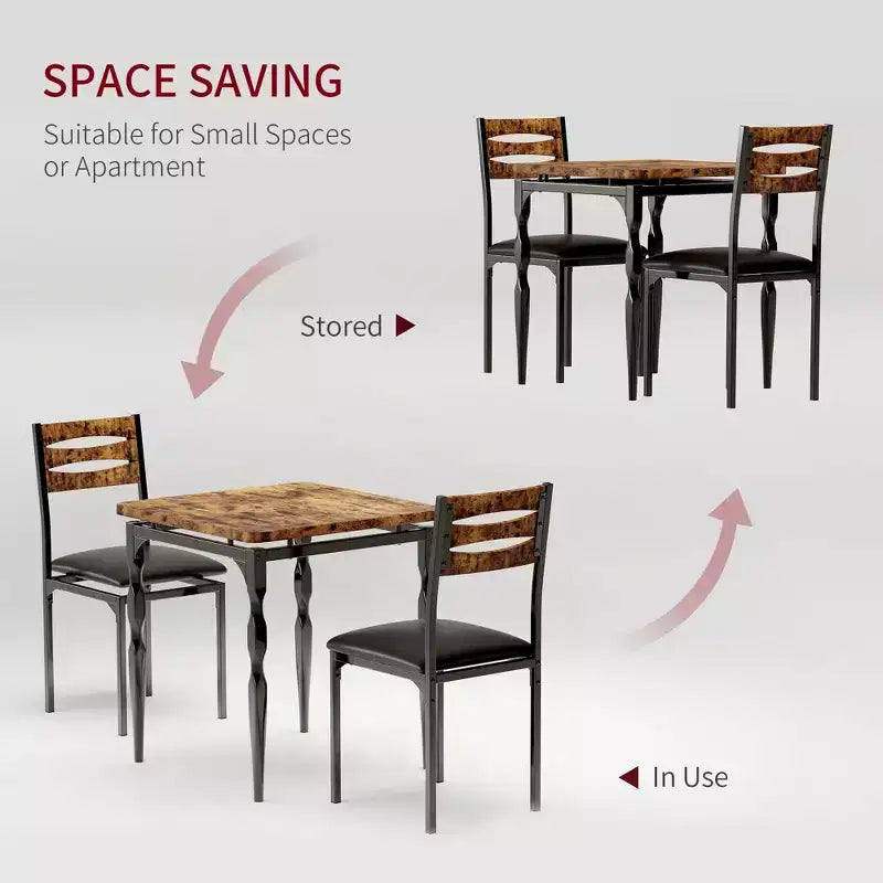 Ensemble de salle à manger pour 2, pieds de table en spirale, assise ergonomique confortable, ensemble table de bar, pour petits espaces, cuisine, appartement