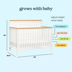 Lit de bébé convertible 4-en-1 Shea de DaVinci