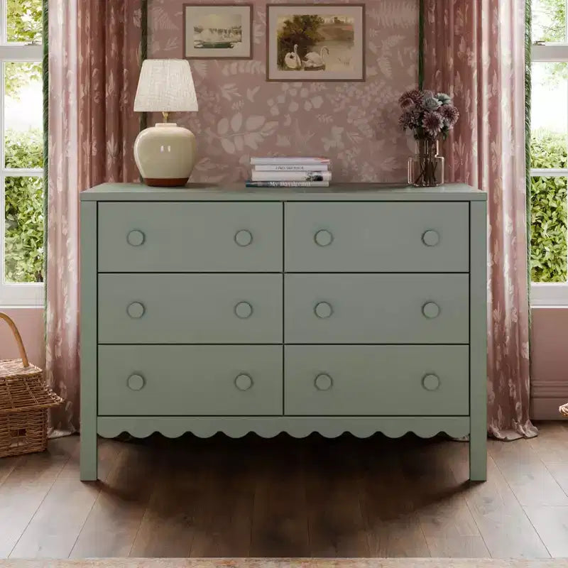 Commode 6 tiroirs daVinci Sammy Scallop