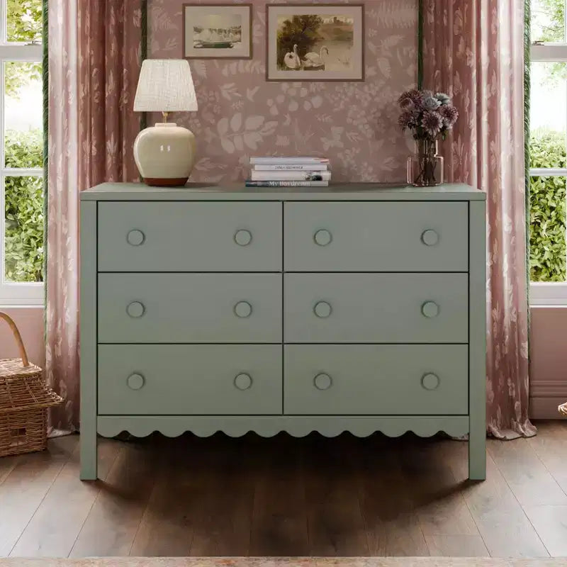 Commode 6 tiroirs daVinci Sammy Scallop