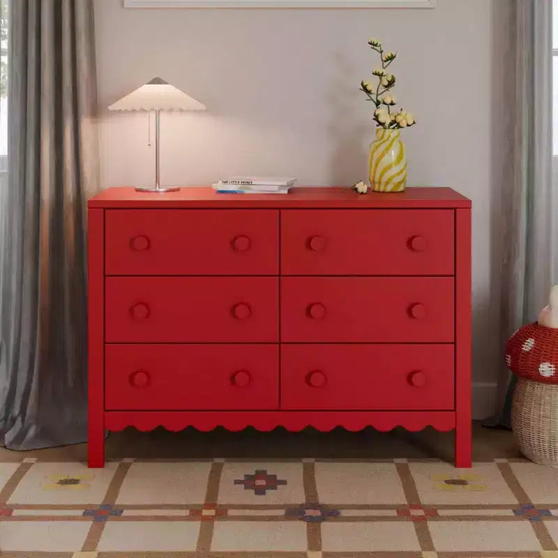 Commode 6 tiroirs daVinci Sammy Scallop