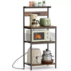 Étagère de cuisine à 3 niveaux JIONJOY, support de four à micro-ondes en acier robuste, organisateur, étagère de rangement pour ustensiles de cuisson, revêtement résistant à la rouille