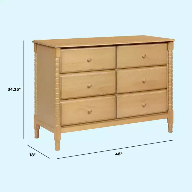 Commode à 6 tiroirs à barreaux Jenny Lind Spindle daVinci