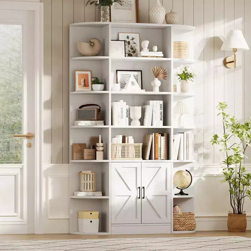 Shelves, 75-inch tall bookshelves with storage space, 6-tier 47-inch storage racks, suitable for home offices, living rooms, and bedrooms.