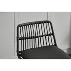 Okak Lot de 2 tabourets de bar pivotants en rotin 24-32", Chaises de comptoir réglables en hauteur avec repose-pieds pour salle à manger et cuisine