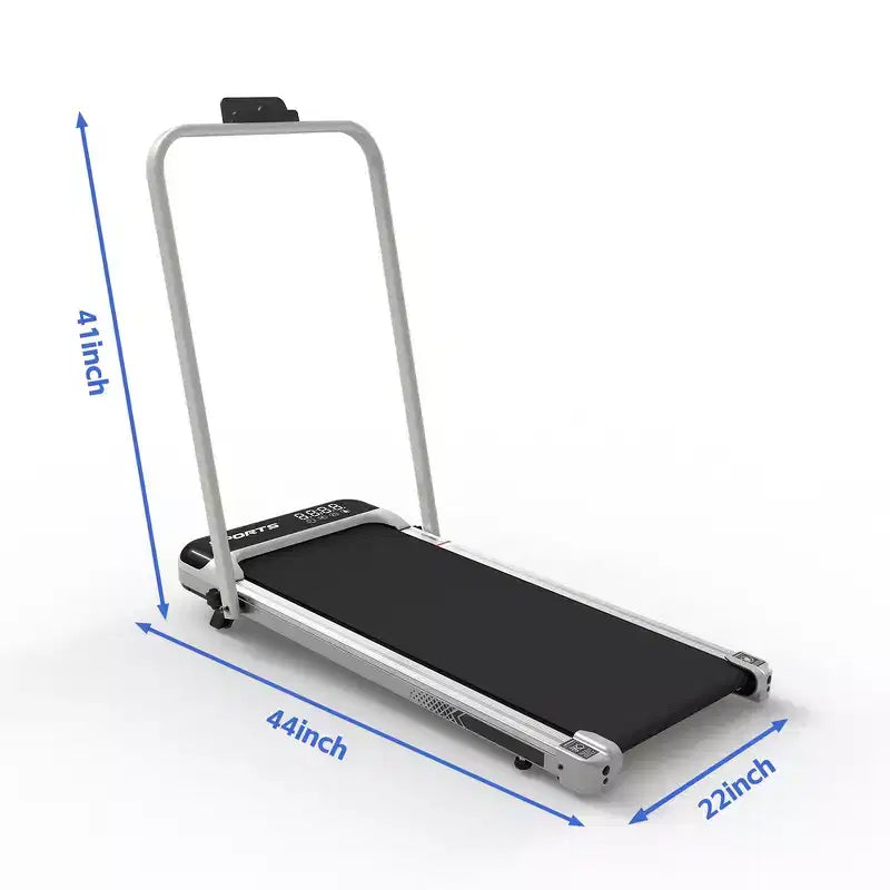 Tapis roulant 3-en-1 Whisen pour sous le bureau avec inclinaison, tapis de marche avec guidon, télécommande