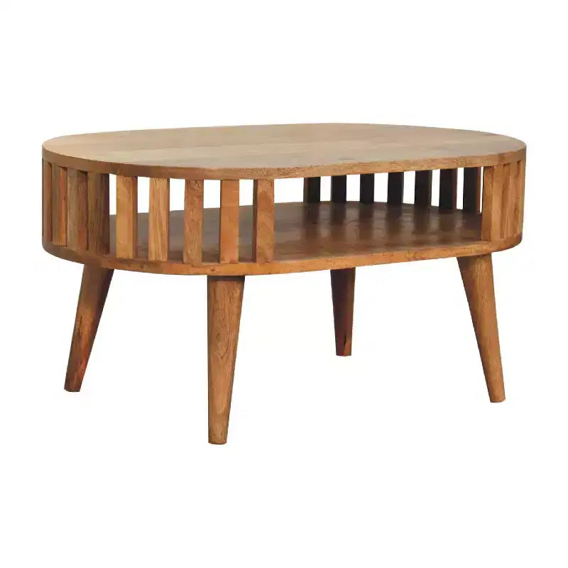 Ariella . Table Basse en Bois | Chêne de Qualité Supérieure (Comme Illustré)