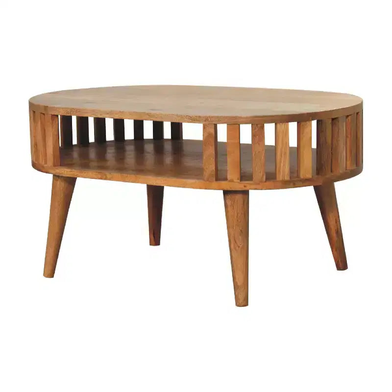 Ariella . Table Basse en Bois | Chêne de Qualité Supérieure (Comme Illustré)