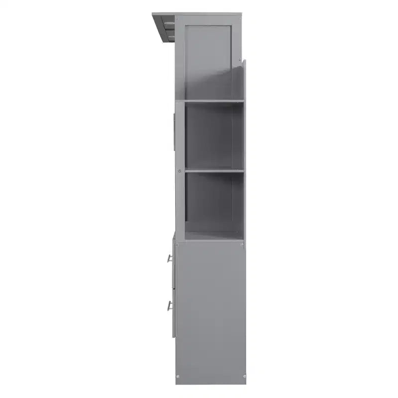 Lit escamotable mural Murphy double/grand lit avec étagères, tiroirs et lumières LED, armoire lit Murphy peu encombrante pour chambre d'amis ou bureau à domicile