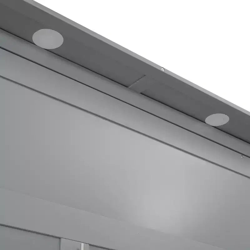 Lit escamotable mural Murphy double/grand lit avec étagères, tiroirs et lumières LED, armoire lit Murphy peu encombrante pour chambre d'amis ou bureau à domicile