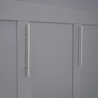 Lit escamotable mural Murphy double/grand lit avec étagères, tiroirs et lumières LED, armoire lit Murphy peu encombrante pour chambre d'amis ou bureau à domicile