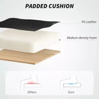 Chaise de bureau en cuir PU à dossier haut, chaise pivotante avec fonction d'inclinaison et hauteur réglable