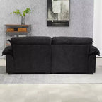 Canapé deux places large EHMKNP de 213 cm avec coussins d'assise profonds pour salon, appartement